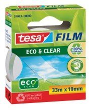 Tesa© Klebefilm tesafilm© Eco & Clear, unsichtbar, Bandgr”áe (L x B): 33 m x 19 mm von tesa
