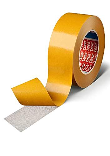 Tesa 4962 Klebeband, doppelseitig, für Laminier- und Befestigungen, nichtgewebtes Material, Acryl, 160 μm, 50 m x 50 mm, transparent, 18 Stück von tesa