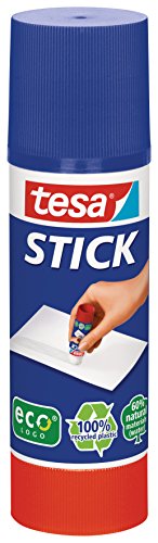 tesa Stick ecoLogo - Geruchsneutraler Klebestift für Papier und Pappe - Lösungsmittelfrei und Umweltschonend - 40 g von tesa