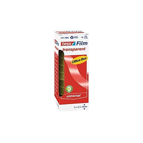 tesafilm transparent, 10 Rollen, Office-Box 33m:15mm tesafilm transparent, 10 Rollen, Office-Box 33m:15mm von NIVEA