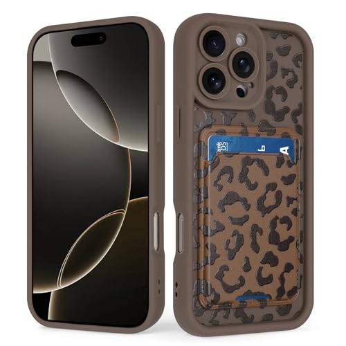 tharlet Kompatibel mit iPhone 16 Pro Max Wallet Case mit Kartenhalter, Niedliches Leoparden-Gepardenmuster, weiches TPU, Anti-Kratzschutz, Stoßfeste Brieftaschenhülle für iPhone 16 Pro Max, Braun tharlet Kompatibel mit iPhone 16 Pro Max Wallet Case mit Kartenhalter, Niedliches Leoparden-Gepardenmuster, weiches TPU, Anti-Kratzschutz, Stoßfeste Brieftaschenhülle für iPhone 16 Pro Max, Braun von tharlet