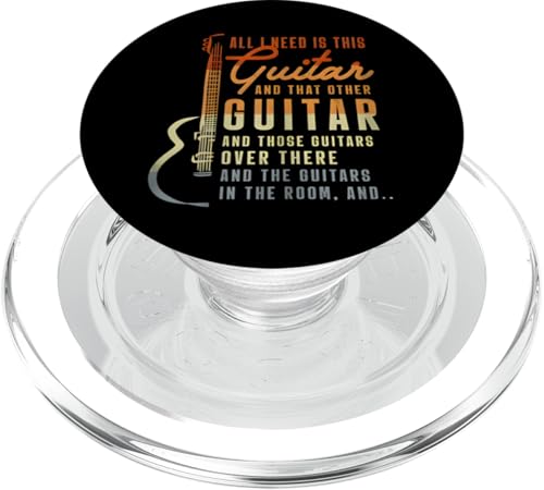 Alles, was ich brauche, ist dieser Gitarrist, Geschenke, Musikband PopSockets PopGrip für MagSafe Alles, was ich brauche, ist dieser Gitarrist, Geschenke, Musikband PopSockets PopGrip für MagSafe von the Music Guitar Gifts
