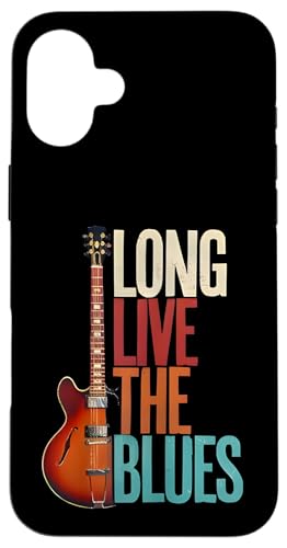 Blues-Musik-Gitarre, lustig für Gitarristen, Gitarristen, Vintage-Stil Hülle für iPhone 16 Plus Blues-Musik-Gitarre, lustig für Gitarristen, Gitarristen, Vintage-Stil Hülle für iPhone 16 Plus von the Music Guitar Gifts