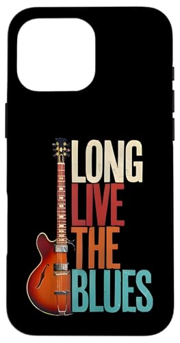Blues-Musik-Gitarre, lustig für Gitarristen, Gitarristen, Vintage-Stil Hülle für iPhone 16 Pro Max Blues-Musik-Gitarre, lustig für Gitarristen, Gitarristen, Vintage-Stil Hülle für iPhone 16 Pro Max von the Music Guitar Gifts