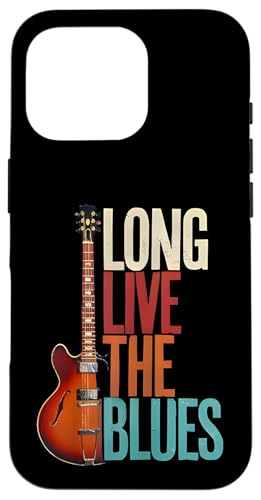 Blues-Musik-Gitarre, lustig für Gitarristen, Gitarristen, Vintage-Stil Hülle für iPhone 16 Pro Blues-Musik-Gitarre, lustig für Gitarristen, Gitarristen, Vintage-Stil Hülle für iPhone 16 Pro von the Music Guitar Gifts
