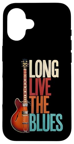 Blues-Musik-Gitarre, lustig für Gitarristen, Gitarristen, Vintage-Stil Hülle für iPhone 16 Blues-Musik-Gitarre, lustig für Gitarristen, Gitarristen, Vintage-Stil Hülle für iPhone 16 von the Music Guitar Gifts
