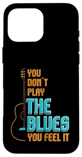 Bluesmusik I Musikbandliebhaber Gitarrenlehrer Blues Hülle für iPhone 16 Pro Max Bluesmusik I Musikbandliebhaber Gitarrenlehrer Blues Hülle für iPhone 16 Pro Max von the Music Guitar Gifts