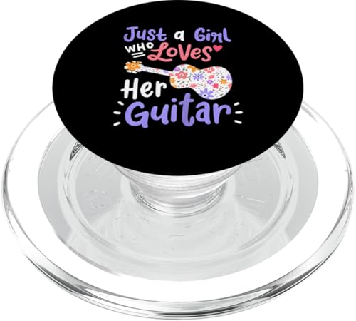 Gitarrist Just A Girl Who Loves Her Gitarrengeschenke PopSockets PopGrip für MagSafe Gitarrist Just A Girl Who Loves Her Gitarrengeschenke PopSockets PopGrip für MagSafe von the Music Guitar Gifts