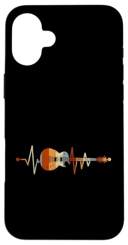 Heartbeat-Gitarrengeschenke für Musikliebhaber, Bandgitarrist Hülle für iPhone 16 Plus Heartbeat-Gitarrengeschenke für Musikliebhaber, Bandgitarrist Hülle für iPhone 16 Plus von the Music Guitar Gifts