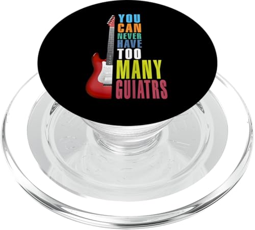 Man kann nie zu viele Gitarren haben Musiker Gitarrist PopSockets PopGrip für MagSafe von the Music Guitar Gifts