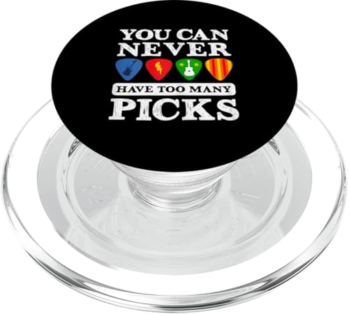 Man kann nie zu viele Picks haben Lustiges Gitarrenspieler-Outfit PopSockets PopGrip für MagSafe Man kann nie zu viele Picks haben Lustiges Gitarrenspieler-Outfit PopSockets PopGrip für MagSafe von the Music Guitar Gifts