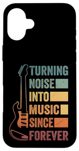Retro-Gitarre | Verwandeln Sie Lärm in Musik für immer Geschenke Hülle für iPhone 16 Plus Retro-Gitarre | Verwandeln Sie Lärm in Musik für immer Geschenke Hülle für iPhone 16 Plus von the Music Guitar Gifts