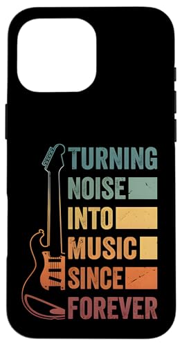 Retro-Gitarre | Verwandeln Sie Lärm in Musik für immer Geschenke Hülle für iPhone 16 Pro Max Retro-Gitarre | Verwandeln Sie Lärm in Musik für immer Geschenke Hülle für iPhone 16 Pro Max von the Music Guitar Gifts