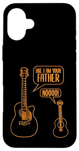 Ukulele-Gitarre mit Aufschrift "I Am Your Father", Geschenk für Sänger Hülle für iPhone 16 Plus Ukulele-Gitarre mit Aufschrift "I Am Your Father", Geschenk für Sänger Hülle für iPhone 16 Plus von the Music Guitar Gifts