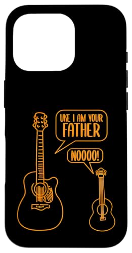 Ukulele-Gitarre mit Aufschrift "I Am Your Father", Geschenk für Sänger Hülle für iPhone 16 Pro Ukulele-Gitarre mit Aufschrift "I Am Your Father", Geschenk für Sänger Hülle für iPhone 16 Pro von the Music Guitar Gifts