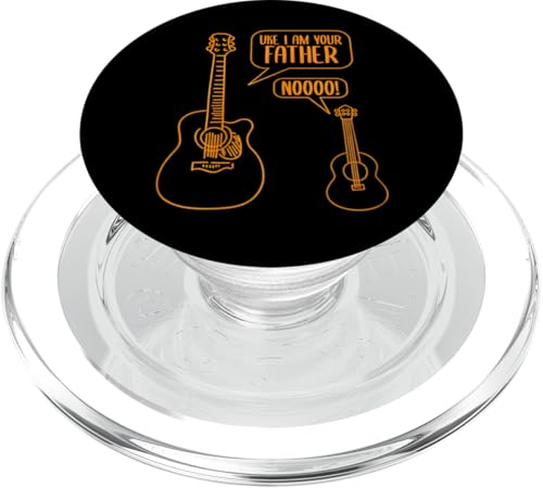 Ukulele-Gitarre mit Aufschrift "I Am Your Father", Geschenk für Sänger PopSockets PopGrip für MagSafe Ukulele-Gitarre mit Aufschrift "I Am Your Father", Geschenk für Sänger PopSockets PopGrip für MagSafe von the Music Guitar Gifts