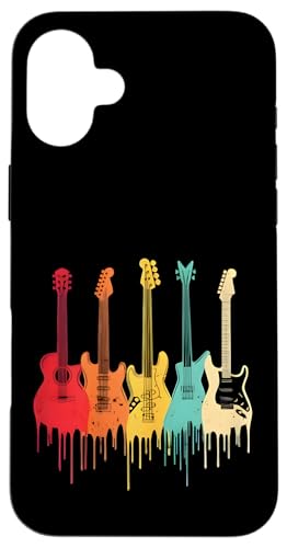 Vintage Gitarre Geschenke für Männer Frauen Musikband Gitarristen Hülle für iPhone 16 Plus Vintage Gitarre Geschenke für Männer Frauen Musikband Gitarristen Hülle für iPhone 16 Plus von the Music Guitar Gifts