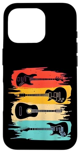 Vintage Gitarre Geschenke für Männer Frauen Musikband Gitarristen Hülle für iPhone 16 Pro Vintage Gitarre Geschenke für Männer Frauen Musikband Gitarristen Hülle für iPhone 16 Pro von the Music Guitar Gifts
