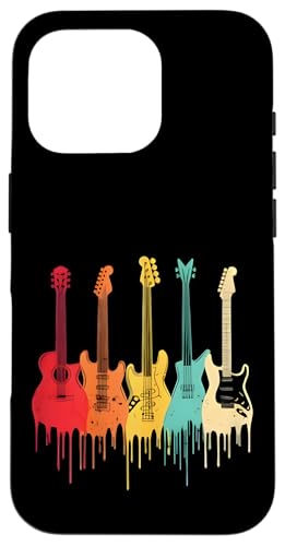 Vintage Gitarre Geschenke für Männer Frauen Musikband Gitarristen Hülle für iPhone 16 Pro Vintage Gitarre Geschenke für Männer Frauen Musikband Gitarristen Hülle für iPhone 16 Pro von the Music Guitar Gifts