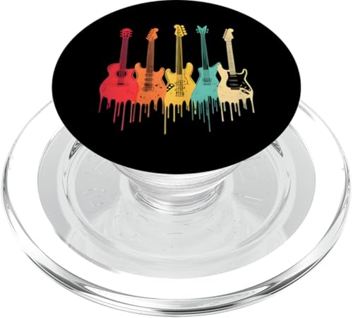 Vintage Gitarre Geschenke für Männer Frauen Musikband Gitarristen PopSockets PopGrip für MagSafe Vintage Gitarre Geschenke für Männer Frauen Musikband Gitarristen PopSockets PopGrip für MagSafe von the Music Guitar Gifts
