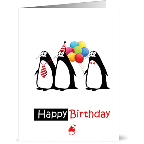 the lazy panda card company Extra große (A4-Format) Geburtstagskarte Glückwunschkarte Happy Birthday von the lazy panda card company