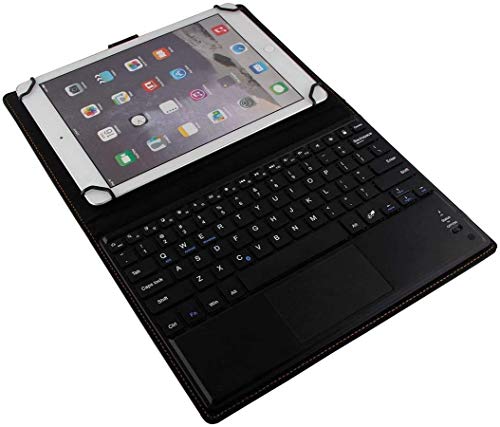 Schutzhülle mit Tastatur in Spanisch ( Ñ) mit abnehmbarem Bluetooth und Touchpad für Tablet Goodtel 25,4 cm (10 Zoll) von theoutlettablet