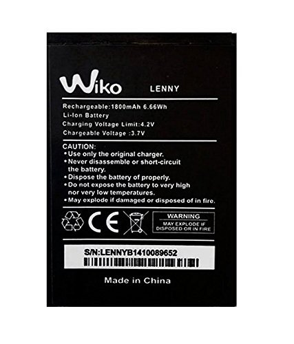 Theoutlettablet® Batterie für WIKO Lenny/Lenny 2 / Lenny 3 / Jerry Lithium-Batterie 1800 mAh von theoutlettablet