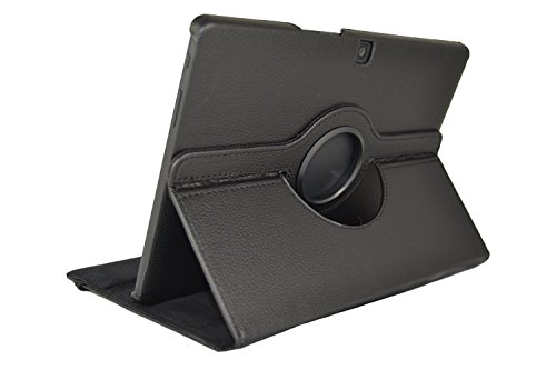 'theoutlettablet® Hülle 360 Grad drehbar für Tablet Bq Aquaris M10 10.1 Book Cover Case Schutz vorne und hinten Schwarz von theoutlettablet