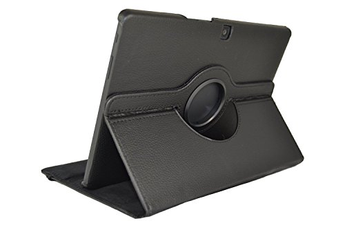 Theoutlettablet® Schutzhülle, um 360 Grad drehbar, für Tablet BQ Aquaris M10 von 10,1 Zoll/25,7 cm, Schutz vorne und hinten Schwarz von theoutlettablet