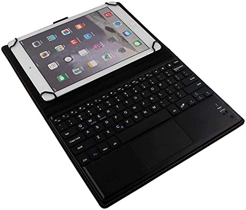 theoutlettablet® Schutzhülle mit Bluetooth-Tastatur und Touchpad, kompatibel mit Xiaomi Pad 5 / Mi Pad 5 / 5 Pro 11 Zoll / Redmi Pad 10,61 Zoll L83, Schwarz (inkl. Ñ) von theoutlettablet