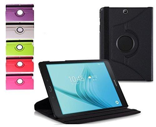 theoutlettablet Schutzhülle für Tablet Samsung Galaxy Tab A 9.7 SM-T550, SM-T555, sm-550, Schwarz von theoutlettablet