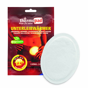 thermopad® Unterleibwärmer selbstklebend 78180 weiß, 10 St. von thermopad®