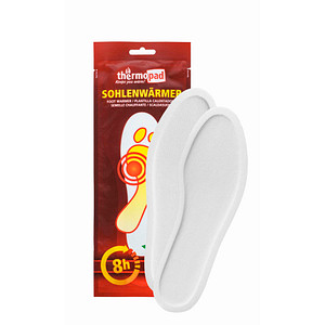 thermopad® Wärmesohlen selbstklebend 78091-1, Gr. S (Gr. 36-37) weiß, 10 St. von thermopad®
