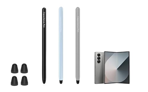 Galaxy Z Fold 5 Stylus Pen (Aggravation) für Samsung Galaxy Z Fold 5/4/3 Edition S Pen Ersatz (Schwarz + Grau + Blau) von thexxa