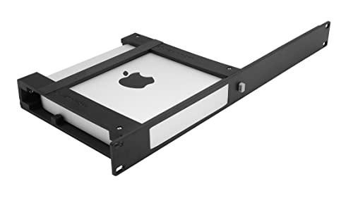 Rack Mount für Apple Mini 19" 1U (Schwarz), TIRAPPLEMINI19I1UBLK von thingsINrack