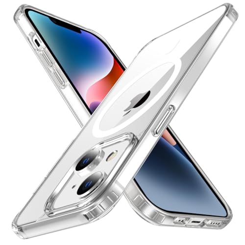 tigratigro Case for iPhone 14 6,1,Compatible with Mag-Safe, Scratch Resistant, Non-Slip Protective Structure, Classic Transparent Style von tigratigro