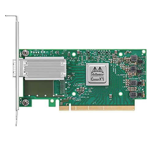 NVIDIA Mellanox MCX515A-CCAT ConnectX®-5 EN Netzwerk-Schnittstellenkarte, 100 GbE Single-Port QSFP28, PCIe3.0 x16, hohe Halterung von tigremart