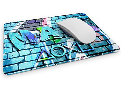 timalo® Gamer Mousepad mit Namen | Grafitti Gaming Mauspad personalisiert für Jugendliche Gamertag | Mousepad-g-02 von timalo