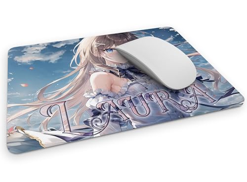 timalo® Gaming Mousepad personalisiert mit Namen | Mauspad mit Namen Geschenk für Gamer | Wunschname Gaming Zone | Mädchen Anime von timalo