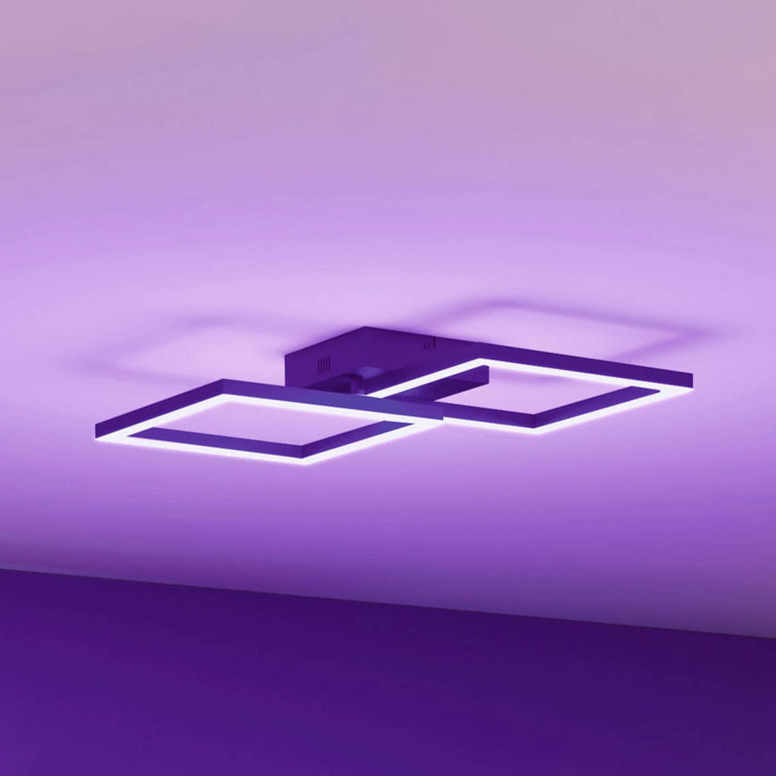 Müller Licht tint LED-Deckenleuchte Cano, RGB, CCT, schwarz Müller Licht tint LED-Deckenleuchte Cano, RGB, CCT, schwarz von tint