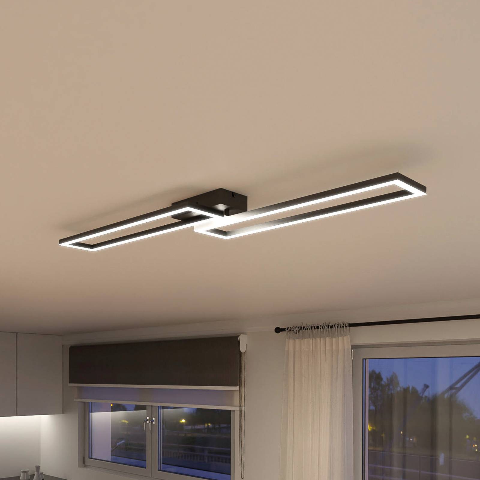 Müller Licht tint LED-Deckenleuchte Ciso, RGB, CCT, schwarz Müller Licht tint LED-Deckenleuchte Ciso, RGB, CCT, schwarz von tint