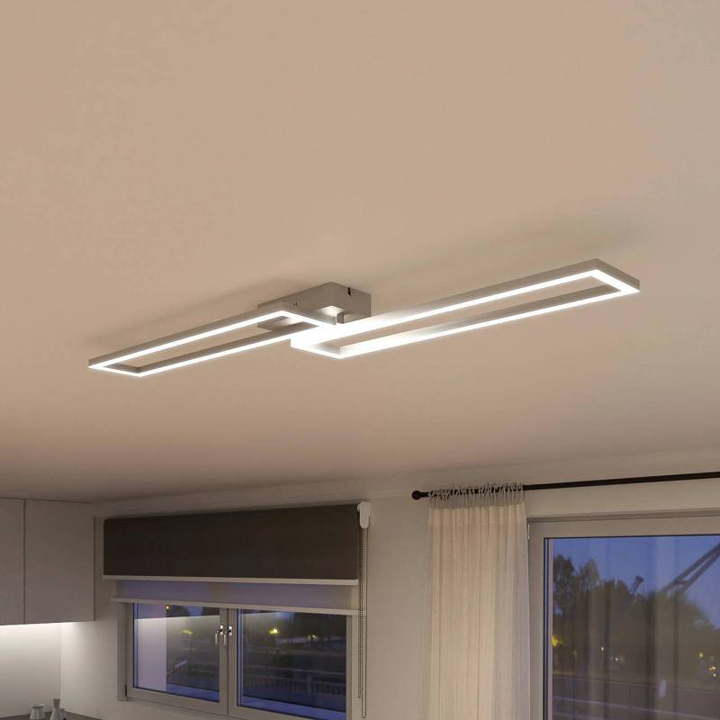 Müller Licht tint LED-Deckenleuchte Ciso, RGB, CCT, silber von tint