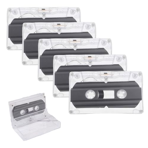 5er Pack Audio Cassette Empty Cassette Tapes,Rauscharm Audiokassetten,Audio Kassetten Leer,Leere Audio Kassetten für Musikkassetten- Rauscharm Hohe Leistung 60 Minuten Magnetband,für Vorlesungen usw 5er Pack Audio Cassette Empty Cassette Tapes,Rauscharm Audiokassetten,Audio Kassetten Leer,Leere Audio Kassetten für Musikkassetten- Rauscharm Hohe Leistung 60 Minuten Magnetband,für Vorlesungen usw von tintoke