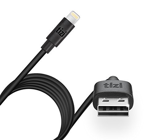 equinux tizi flip – Lightning Kabel mit doppeltseitigem USB-Flip Stecker (3m, schwarz), Apple Mfi Zertifiziert, Daten- und Ladekabel mit reversiblem Stecker. von tizi