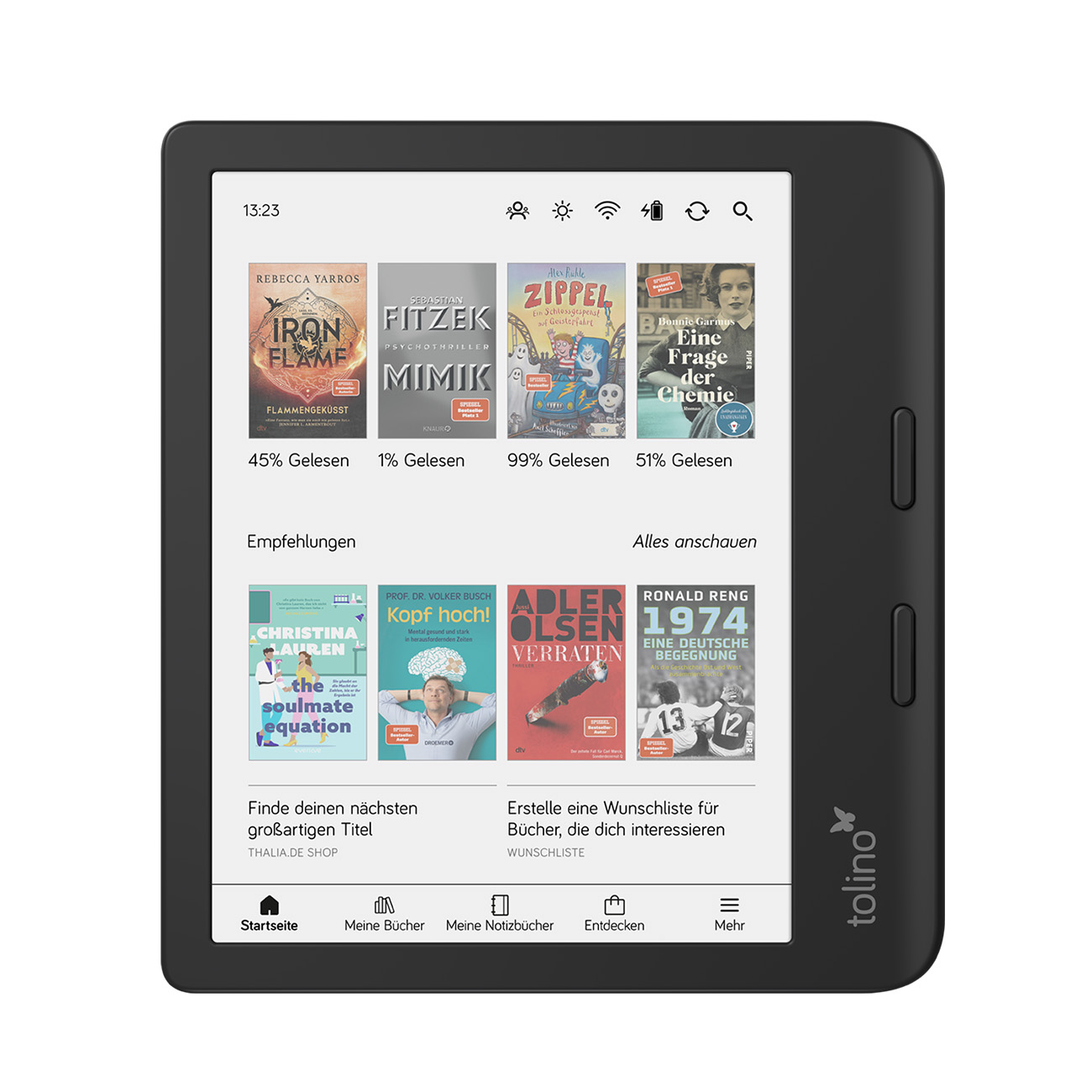 tolino vision color schwarz | eReader | Ergonomische Form | Wasserabweisendes IPX8 Coating | Wochenlange Akkulaufzeit | kostenlose Software-Updates tolino vision color schwarz | eReader | Ergonomische Form | Wasserabweisendes IPX8 Coating | Wochenlange Akkulaufzeit | kostenlose Software-Updates von tolino