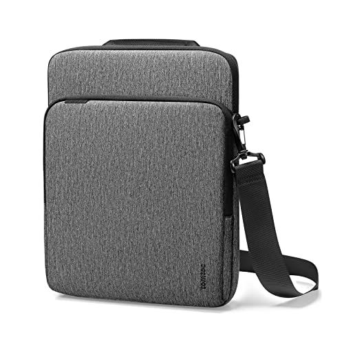 tomtoc 360° Tasche Hülle für 13 Zoll MacBook Air 2024-2018 M3/A3113 M2/A2681 M1/A2337, 13-Zoll MacBook Pro M2/A2686 M1/A2338 2022-2016, Wasserabweisend Premium Laptoptasche Laptophülle Schultertasche von tomtoc