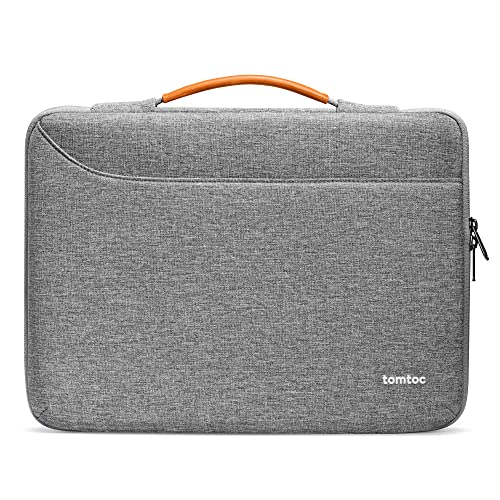 tomtoc 360° Tasche Hülle für 13 Zoll Microsoft Surface Pro 10/9/8/X mit Signature Keyboard oder X Keyboard, 12,3" Surface Pro 7/6/5/4 mit Typer Cover, Rundumschutz Laptoptasche Laptophülle Sleeve von tomtoc