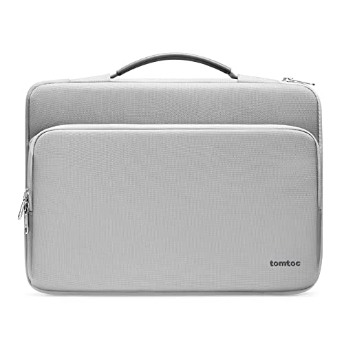 tomtoc 360° Tasche Hülle für 15-Zoll Neu MacBook Air M3/A3114 M2/A2941 2024-2023, 2024 15 Zoll Microsoft Surface Laptop 6/5/4/3, Dell XPS 15 Plus, Wasserabweisend Laptoptasche Laptophülle Sleeve von tomtoc