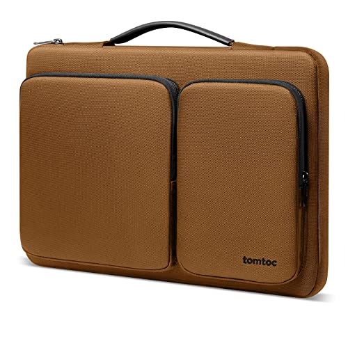 tomtoc 360° Tasche Hülle für 16 Zoll Neu MacBook Pro M3/M2/M1 Pro/Max A2991 A2780 A2485 A2141 2023-2019, Laptoptasche Aktentasche Passt ASUS Vivobook 15/16, Dell Inspiron 15, 15" Lenovo IdeaPad Flex von tomtoc