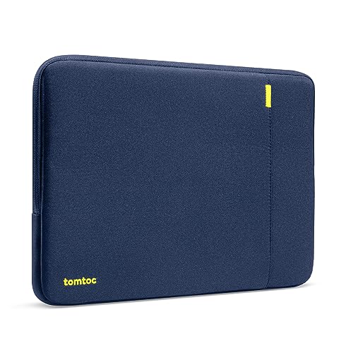 tomtoc 360° Tasche Hülle für Neu 13-Zoll MacBook Air M4/M3/M2/M1 (2025-2018) A3240 A3113 A2681 A2337, 13-Zoll MacBook Pro M2/A2686 M1/A2338, Wasserabweisend Rundumschutz Laptophülle Laptoptasche von tomtoc